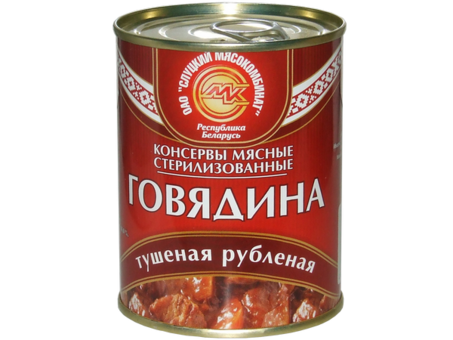 Говядина тушеная рубленная